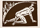 L'uomo_e_la_città,_1980,_linoleum,_serie