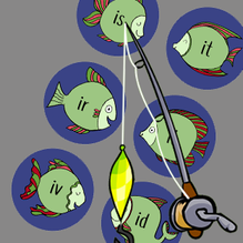 jeu des syllabes-poissons, GS-CP