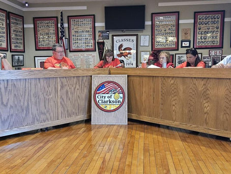 Clarkson holds first reading of property tax ordinance