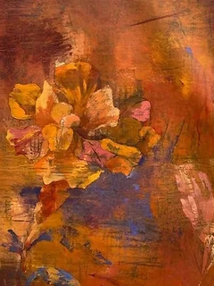 Œuvre de Tracy Lara Roth intitulée Aun conecto Contigo à la Galerie d'art contemporain ‘The Muisca’ à Paris