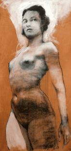 Œuvre de David Affagard intitulée Le Corps Complexe de l’Ile de France II  The complex body of « Ile de France » I exposée à la Galerie d'art contemporain ‘The Muisca’ à Paris