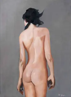 Œuvre de Margarita Vargas intitulée Eve à la Galerie d'art contemporain ‘The Muisca’ à Paris