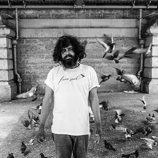 Œuvre de Teresa Bracamonte intitulée Free soul à la Galerie d'art contemporain ‘The Muisca’ à Paris