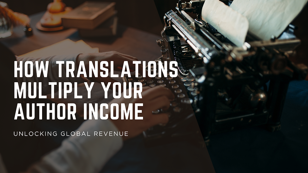 How translations multiply your author income