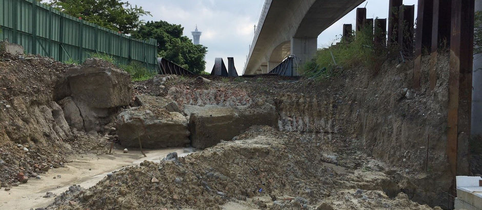 台中國光路口挖出大量清代紅磚瓦 疑似發現台灣省城遺址〔2017-08-28〕