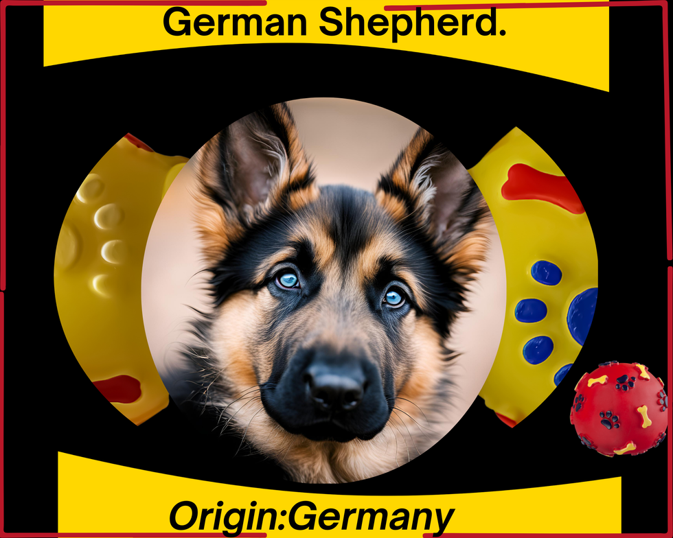 German Shepherd Photo Slate