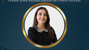 Kurul Üyemiz Dr. Yeter ÇİLESİZ Doçent Ünvanı almıştır. Tebrik eder, başarılarının devamını dileriz