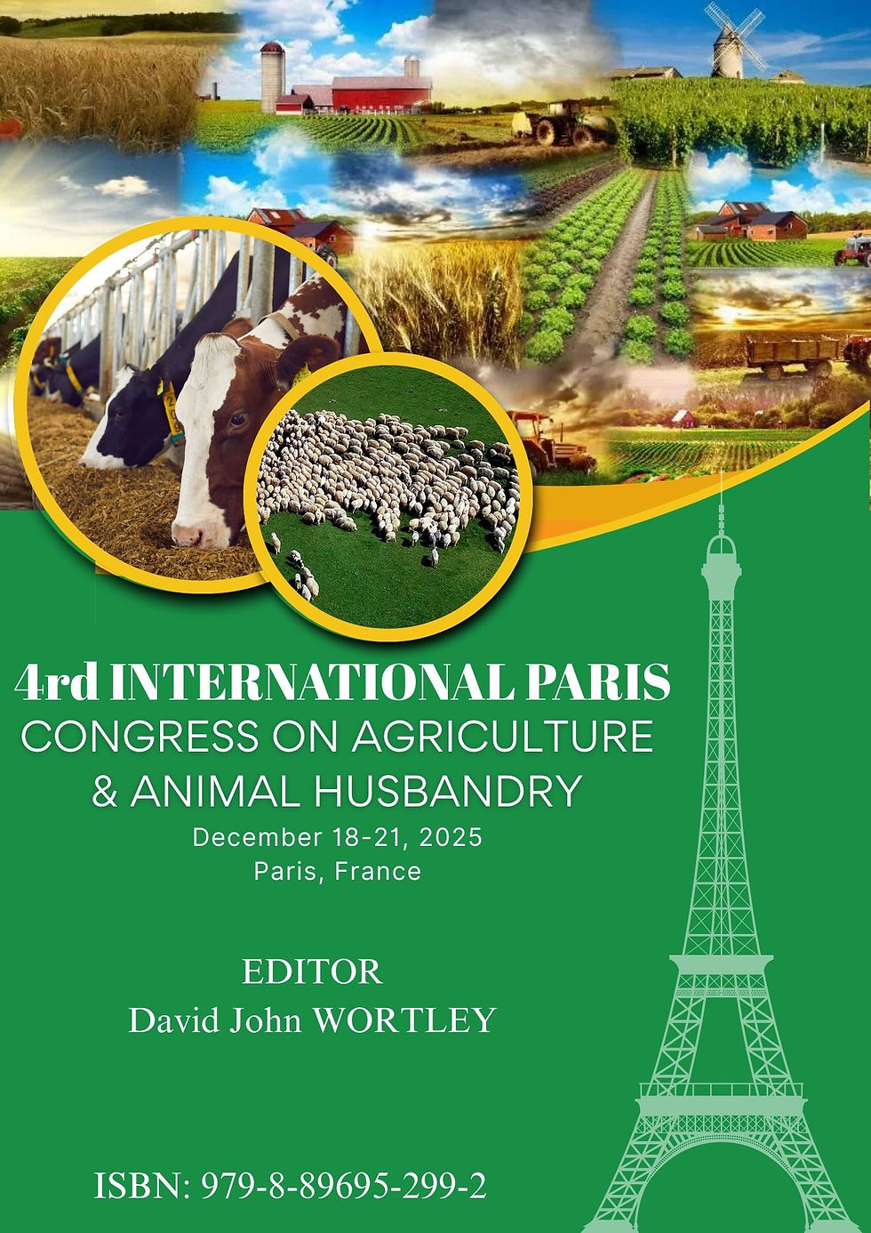 4th INTERNATIONAL PARIS CONGRESS ON AGRICULTURE & ANIMAL HUSBANDRY BOOK