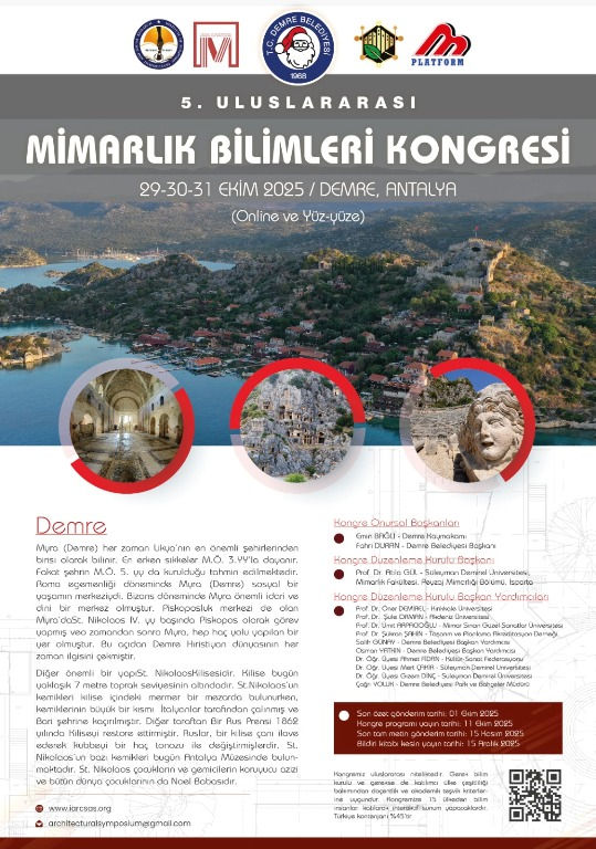 DEMRE 5.MİMARLIK KONGRESİ