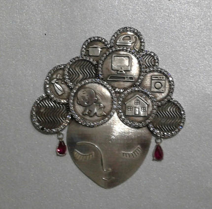 Birsen ERGÜN, Güç, Döküm Tekniği, 54x58 mm, 2022.jpg