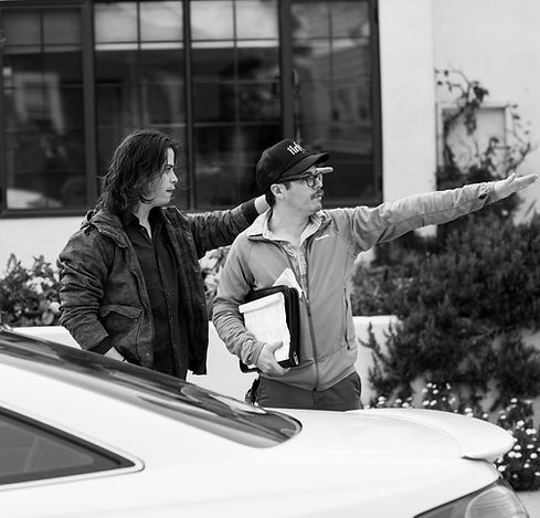 K.C. Conway directs actor Sullivan Moore in the short film "The Camera"