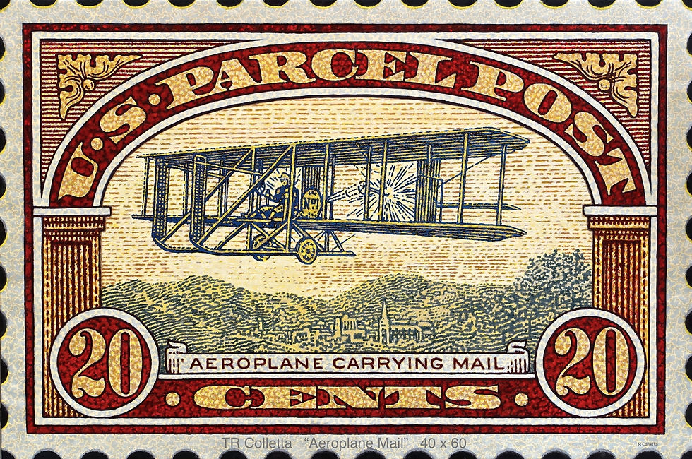 _Aeroplane Mail_ 40x60 