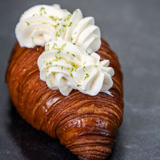 Picture of a lime croissant