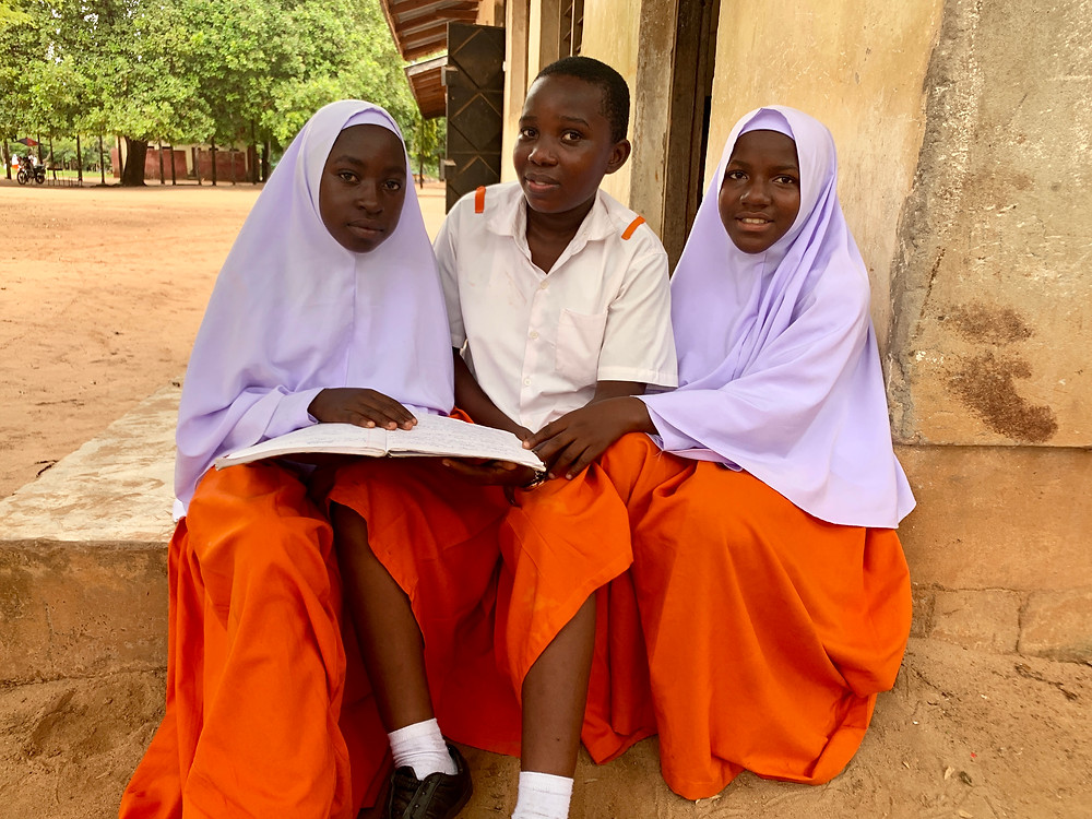 Girls studying at Kilangalanga Secondary School