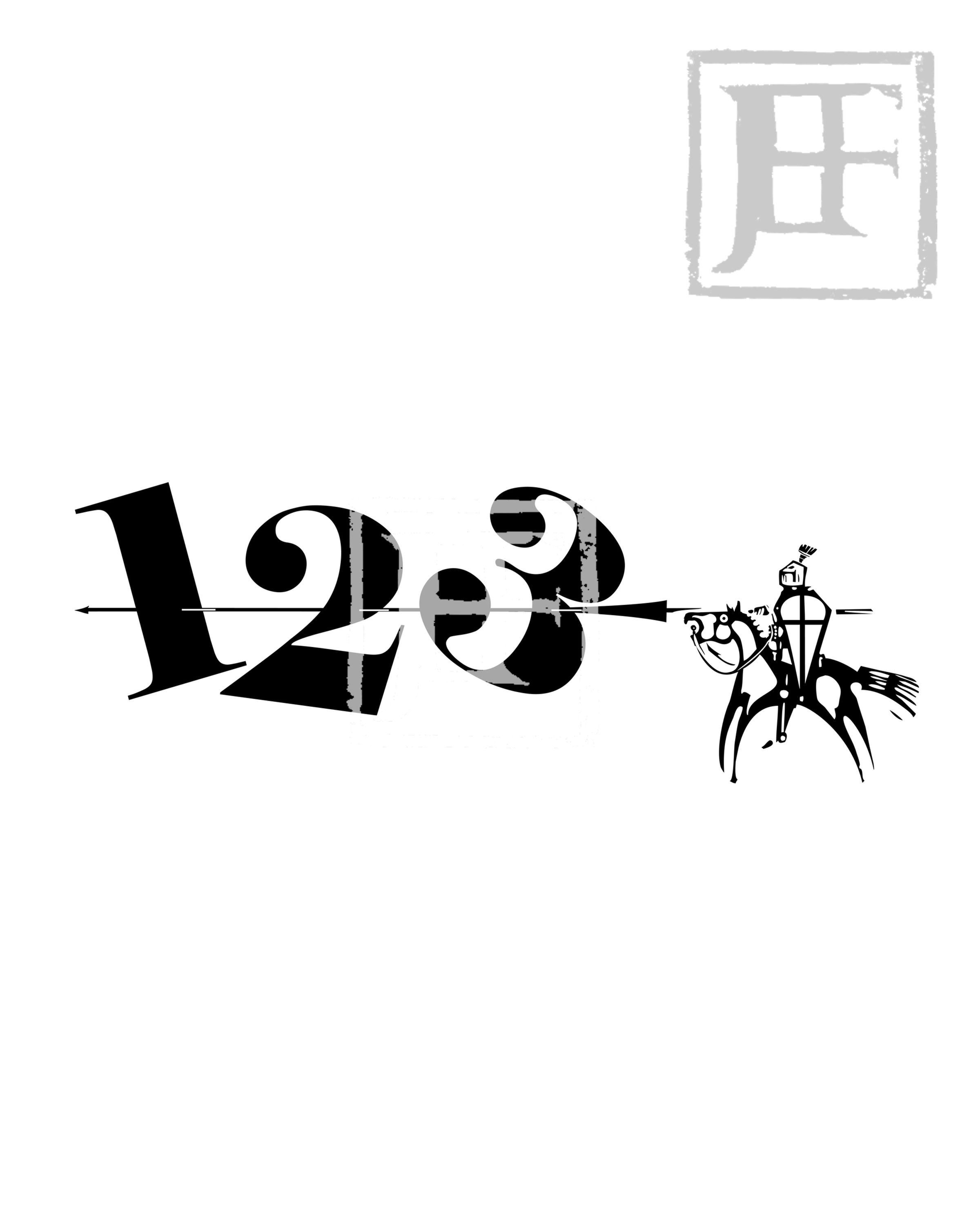 Mounted Knight with Numbers