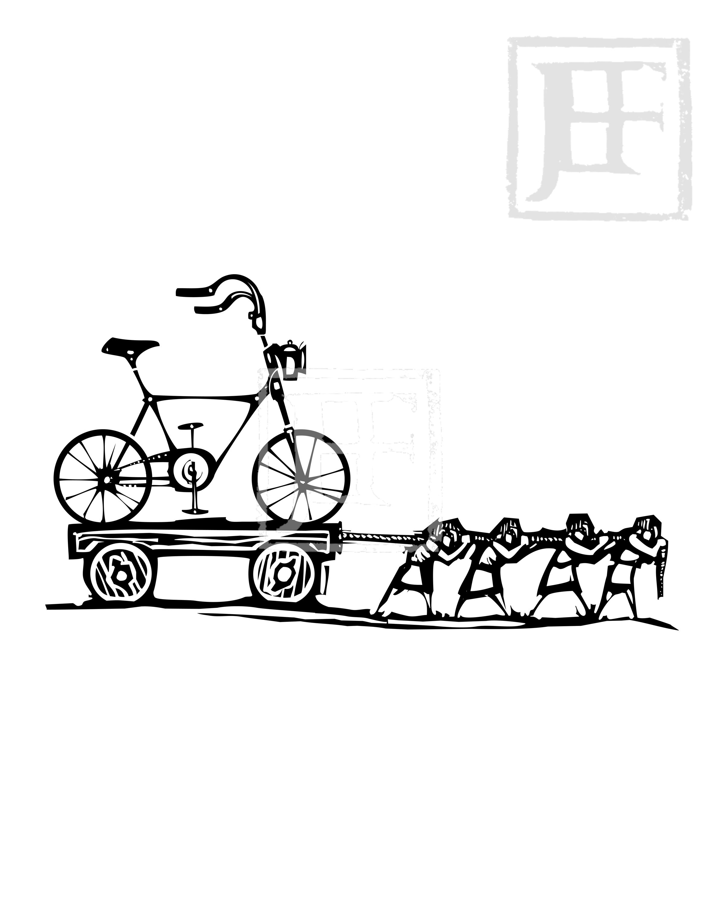 hauling a hipster bike