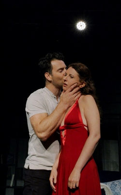 THE OPPOSITE OF LOVE L.A. Premiere, Evan Strand (Will) and Ashley Griffin (Eloise)
