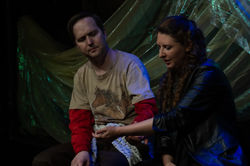 ÉTUDE Off-Broadway Workshop Production, Ashley Griffin (Soul 1) and Ryan McCurdy (Soul 2)