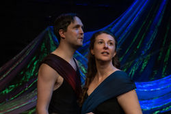 ÉTUDE Off-Broadway Workshop Production, Ashley Griffin (Soul 1) and Ryan McCurdy (Soul 2)
