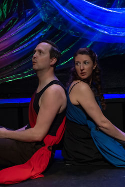 ÉTUDE Off-Broadway Workshop Production, Ashley Griffin (Soul 1) and Ryan McCurdy (Soul 2)