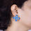 Thumbnail: Terracotta Gwalior Fort Motif Earring