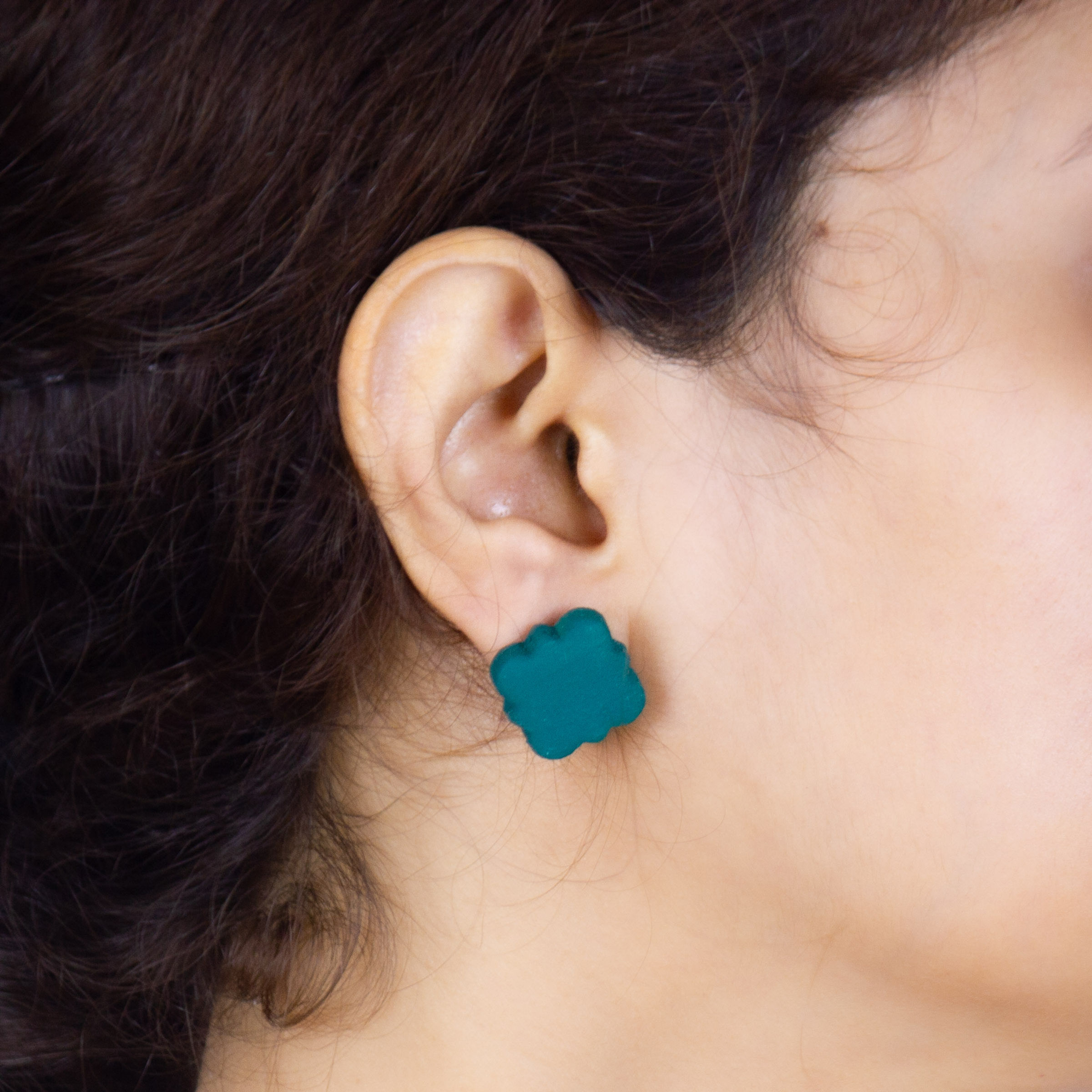 Terracotta Khajuraho Motif Earring