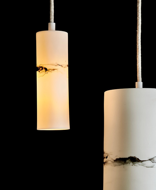 Pendant Lamp,CLAIRE, Porcelain, Handmade by Fréderique Vanvlasselaer