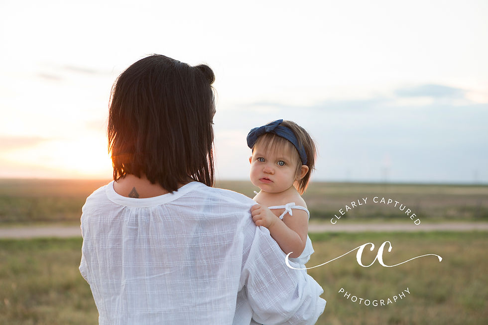 amarillo family photographer | mommy & baby