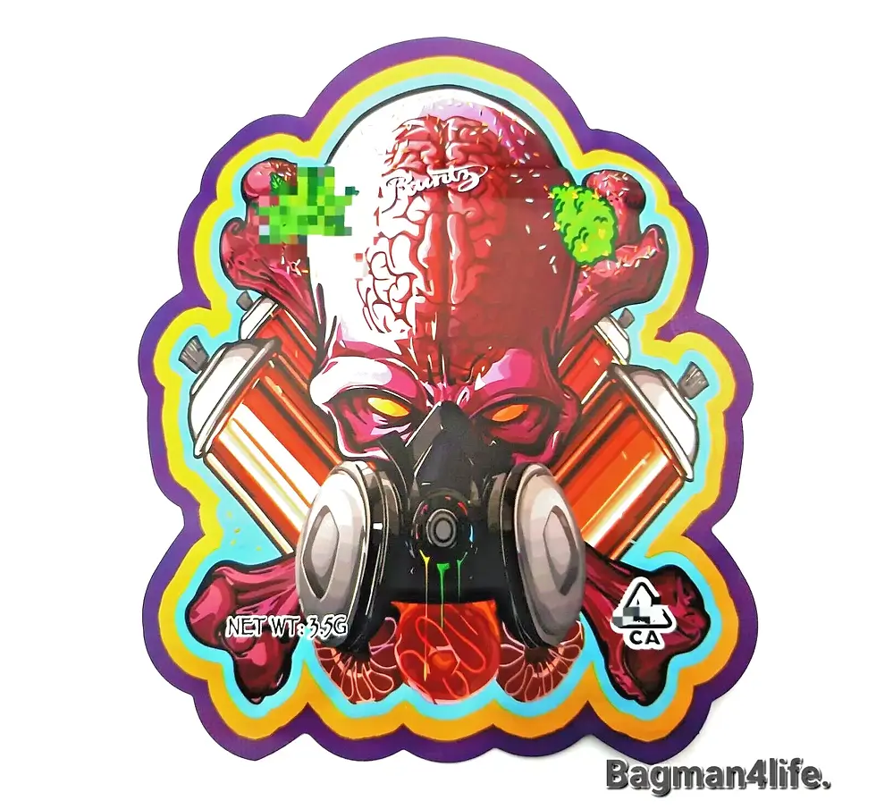 Runtz, Alien Graffiti, Cali Packs, Resealable Mylar Bags.