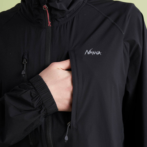 NANGA HYBRID TECH HIKE ZIP BLOUSON BLK | CAMP STUDIO STORE