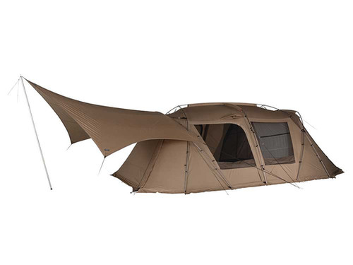 Snow Peak Hexa Connect Tarp (Ivory) - Festival Camping Shelter