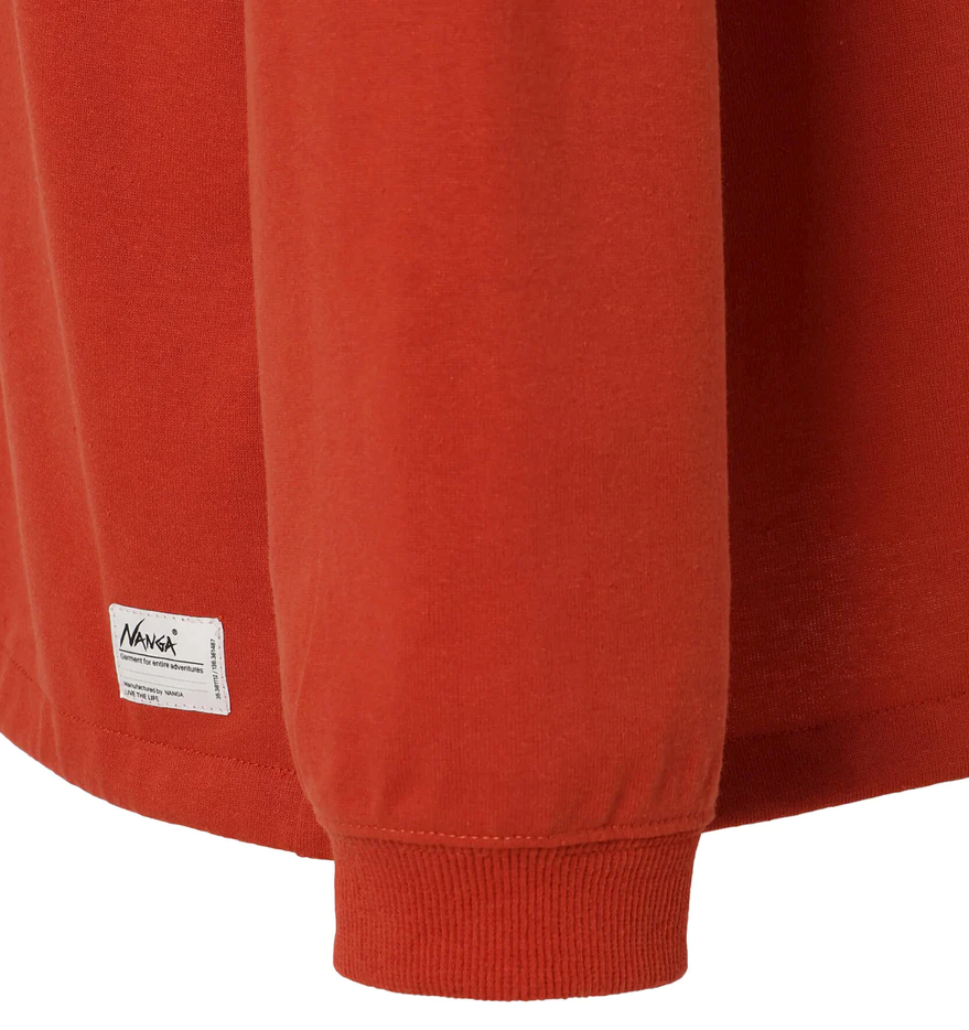 ภาพขนาดย่อ: NANGA ECO HYBRID OVERSIZED L/S TEE ORANGE