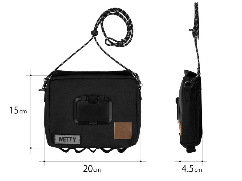 Thumbnail: DoD WET TISSUE BAG BLACK