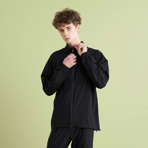 NANGA HYBRID TECH HIKE ZIP BLOUSON BLK | CAMP STUDIO STORE