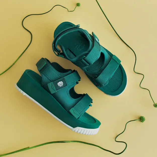 サムネイル： SHAKA RANGER PLATFORM MOSS GREEN/LINEN