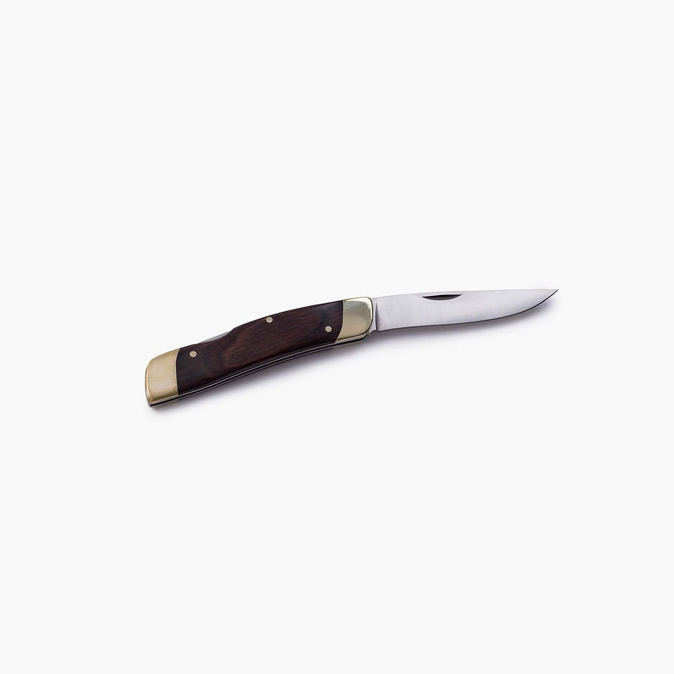 サムネイル： Barebones Single Blade Pocket Knife