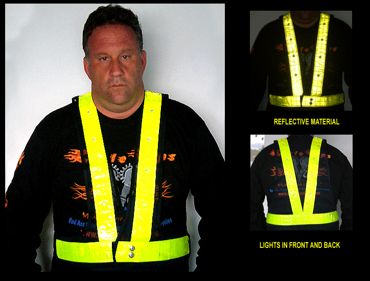 LED Lighted Safety Vest victorymotorcycles