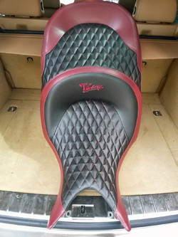motorcycle seat upholstery