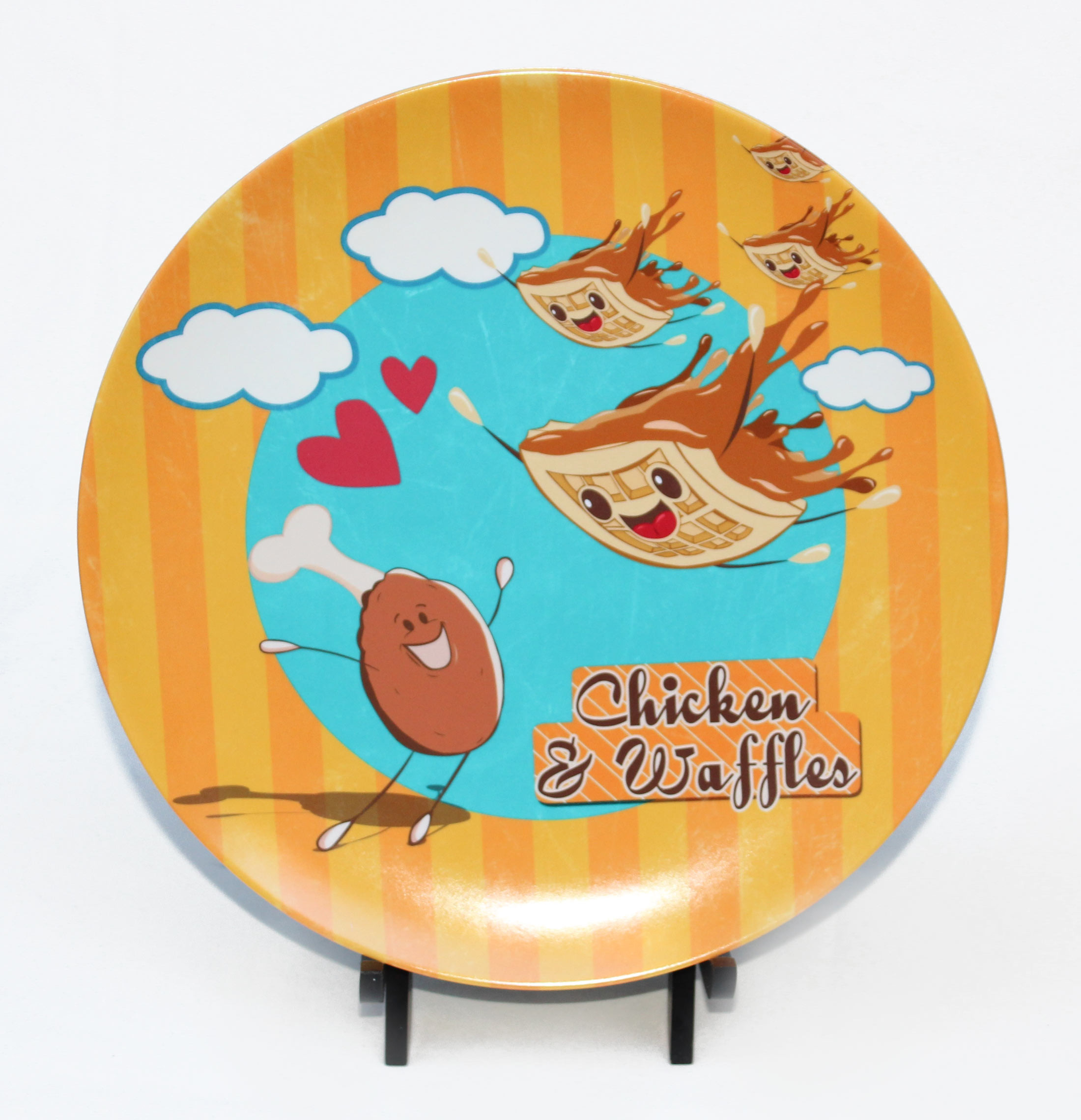 Chicken and Waffles Decoware Plate