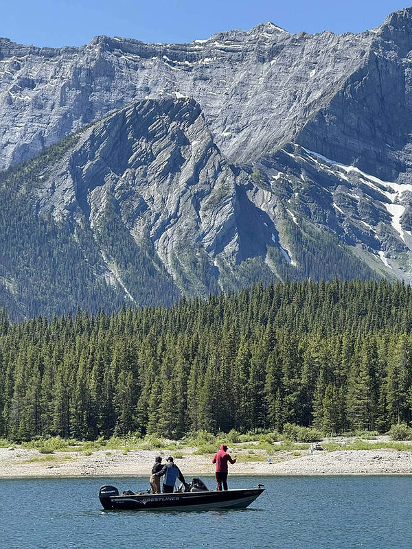 Kananaskis lakes guided fishing experience