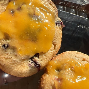 Blueberry Lemon Curd cookies