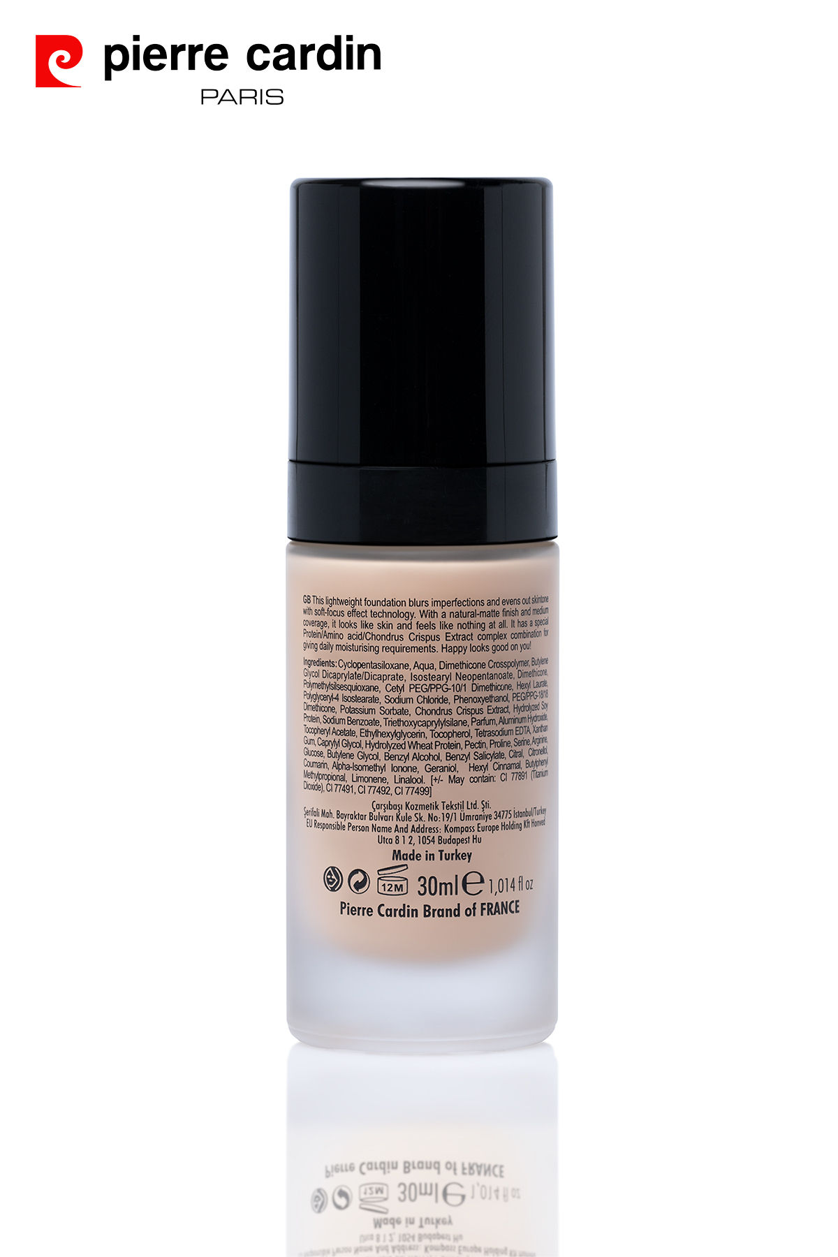 Pierre Cardin Hd Blur Pürüzsüz Görünüm Veren Mat Fondöten Sun Beige - 30 ML