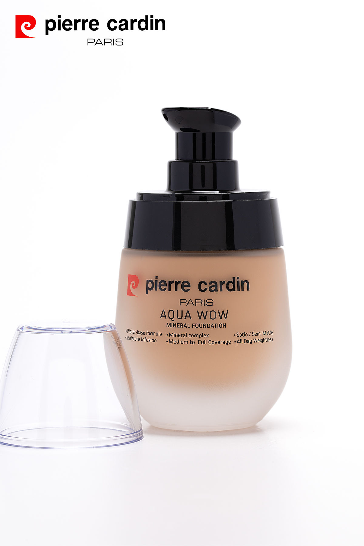 Pierre Cardin Aqua Wow Mineralli Su Bazlı Fondöten Tan Skin with Beige Warm