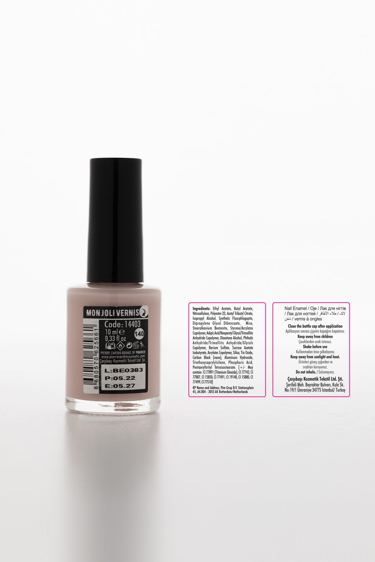 Pierre Cardin Mon Joli Vernis Oje-140-10 ml