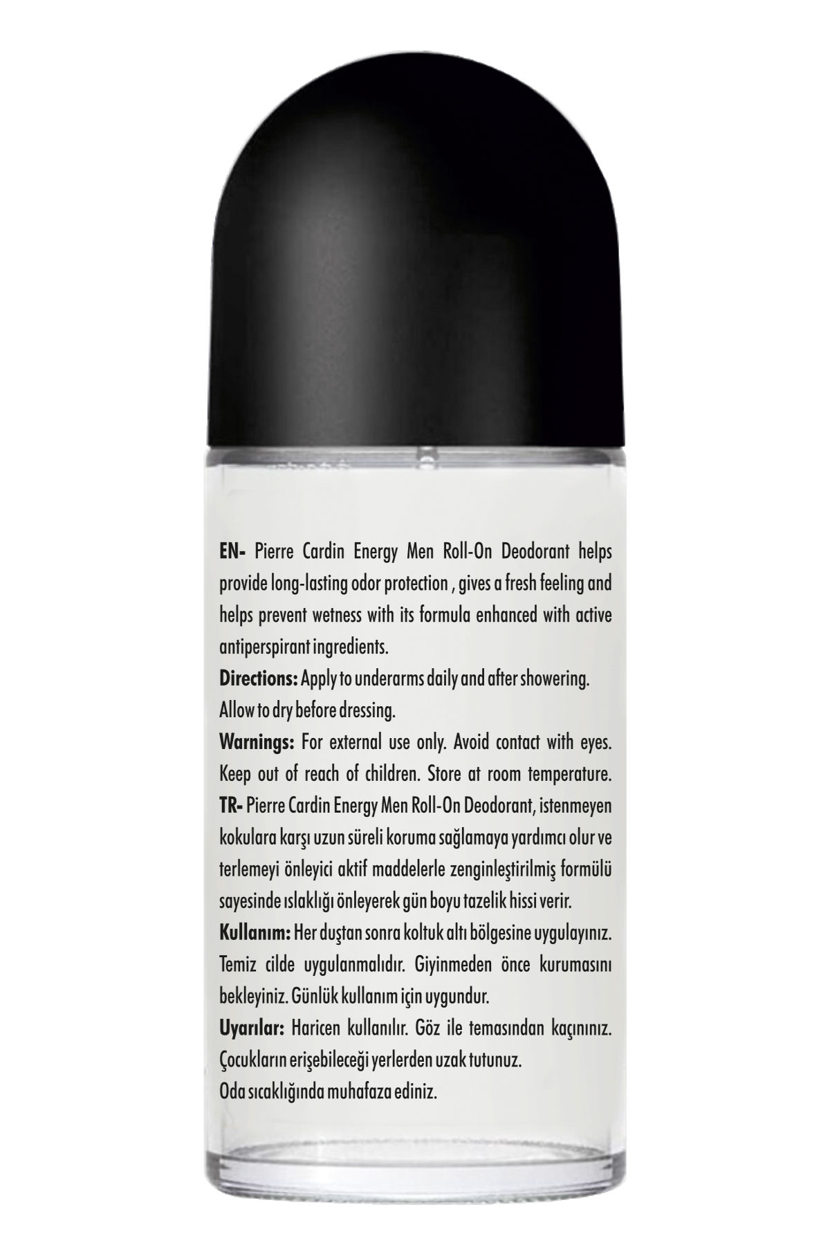 Pierre Cardin Energy 48 Saat Etkili Antiperspirant Roll-On Deodorant - 50 ML