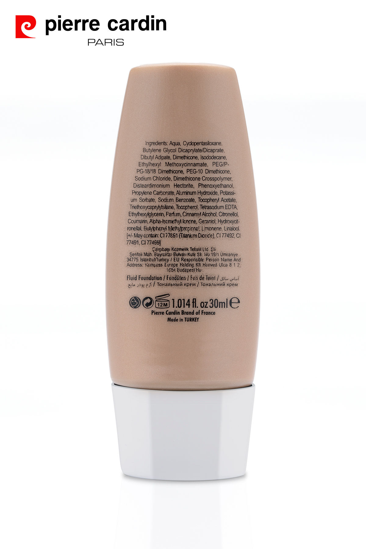 Pierre Cardin Natural Look Doğal Görünüm Veren Fondöten - Medium Beige