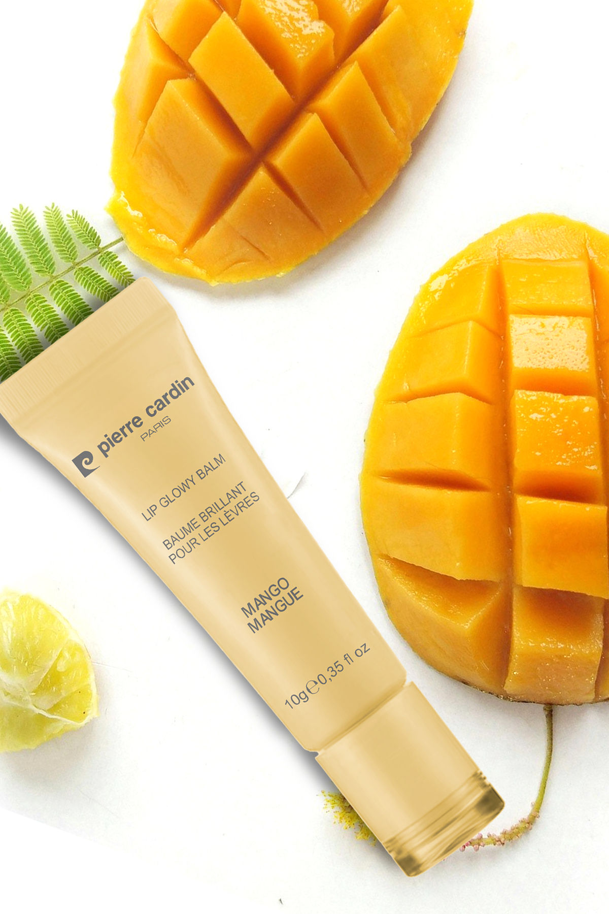 Pierre Cardin Lip Glowy Balm - Parlak Dudak Balmı - Mango - 10 gr