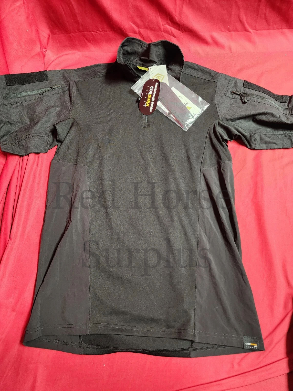 First Tactical Defender Short Sleeve 1/4 Zip Shirt Medium Regular