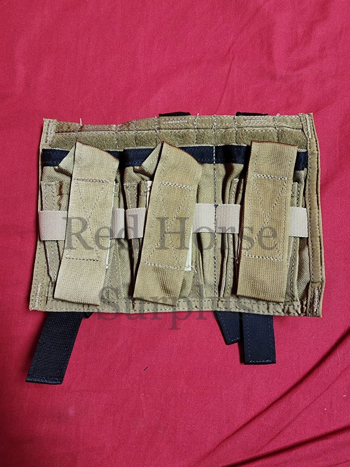Paraclete Triple Rifle Mag Pouch with Pistol BLACK STRAP