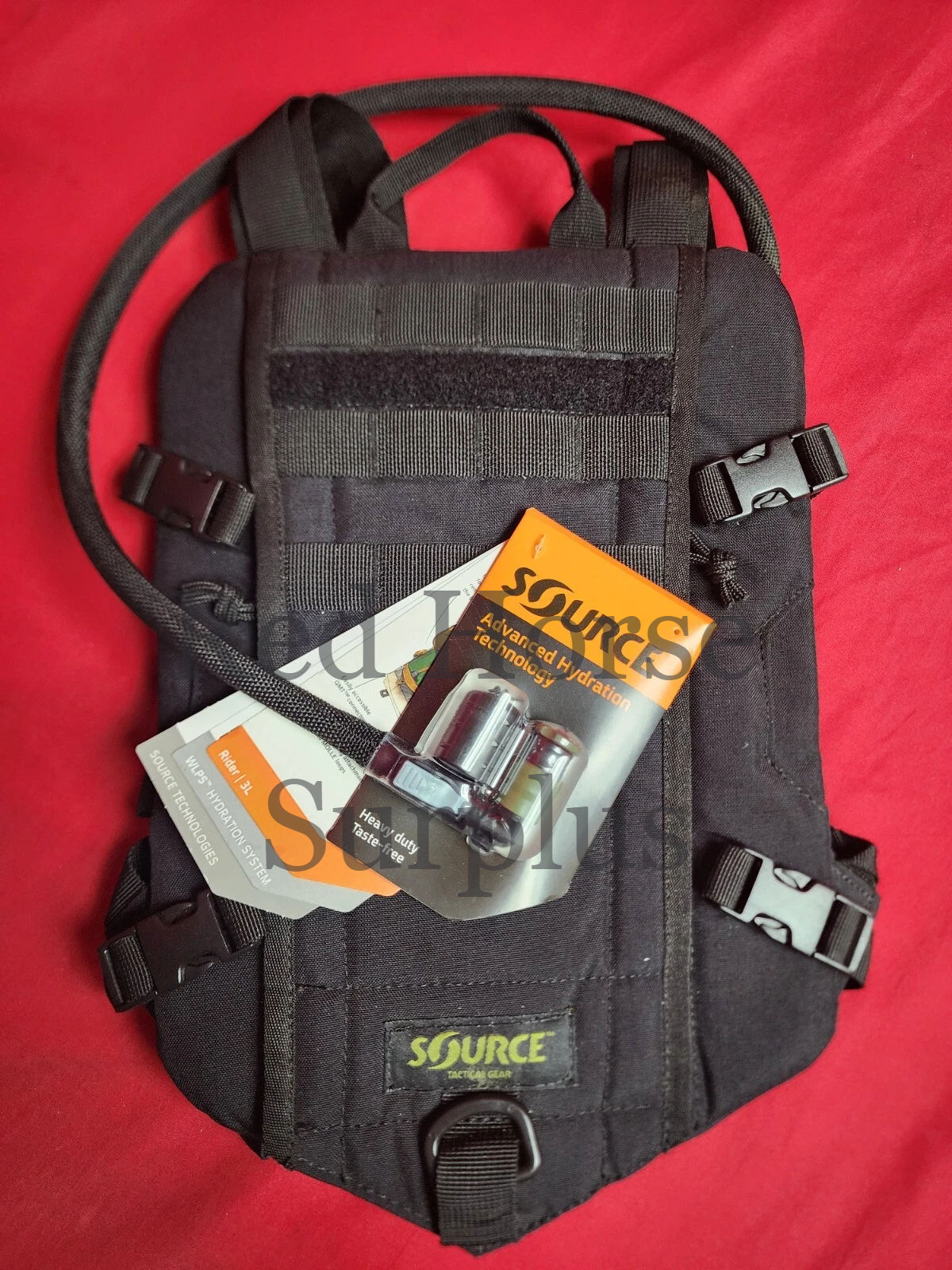 Source Tactical Rider 3L Hydration Pack Black